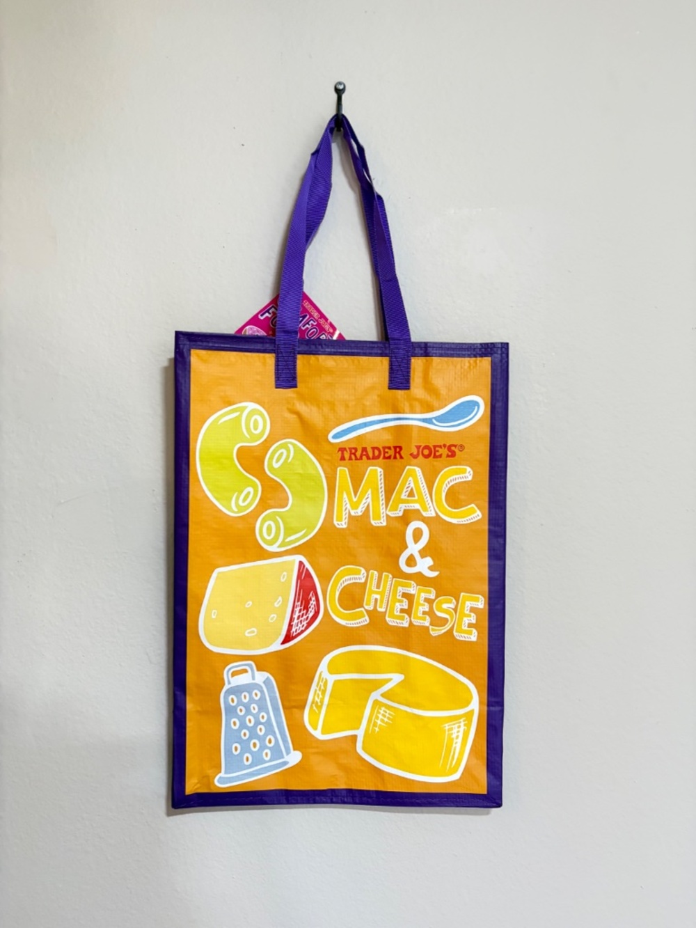 Trader Joe’s Reusable Grocery Bag Mac & Cheese, PB & Jam